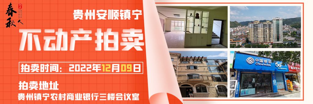 【12月09日】鎮(zhèn)寧縣商鋪、住宅、商業(yè)展位拍賣公告